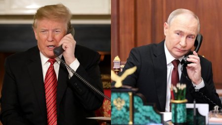 Kremlinul neaga ca Putin a vorbit la telefon cu Trump: Este <span style='background:#EDF514'>PURA</span> fictiune