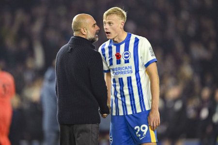 S-a aflat acum! Un cititor pe buze a redat intreaga discutie dintre Pep Guardiola si jucatorul lui Brighton dupa rezultatul-soc din Premier League: Plangi?