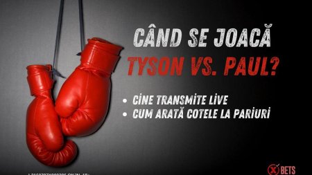 Mike Tyson revine in ring la 58 de ani. Cand se joaca Tyson vs. Paul si cine transmite live