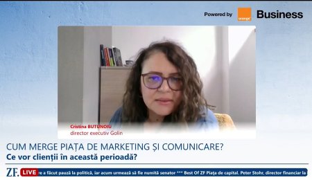 ZF Live. Cristina Butunoi, director executiv Golin: Folosim inteligenta artificiala in toate etapele unei campanii, de la cercetare si planificare pana la masurarea impactului acesteia