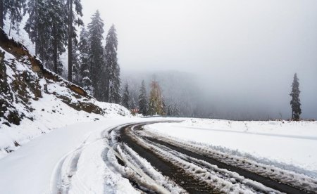 Imagini cu zapada de la munte. Cum arata zonele in care iarna s-a instalat deja