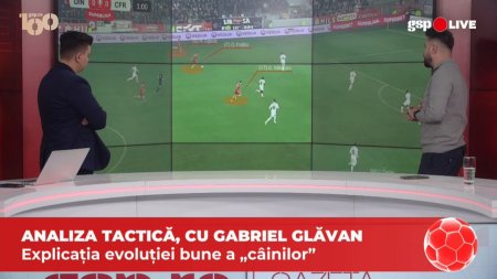 Analiza tactica la GSP Live » <span style='background:#EDF514'>GABI</span> Glavan si Alex Barbu au disecat Rapid si Dinamo