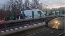 Accident cu 11 masini pe autostrada A3, langa Ploiesti. A fost activat planul rosu de interventie