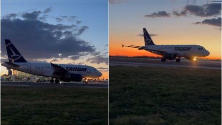 25.000 de oameni au urmarit pe Flight Radar 24 ultimul zbor al aeronavei TAROM Airbus A318 Aurel Vlaicu si ultima aterizare la Otopeni