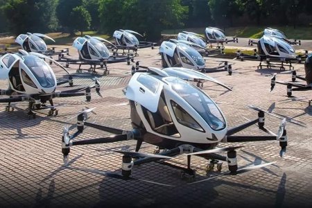 EHang, producator chinez de drone-taxi, anunta o rascumparare de actiuni in valoare de 30 de milioane de dolari (VIDEO)