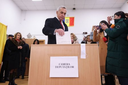 Calin Georgescu a mers nervos la urne: Astazi am votat pentru ca binele sa invinga raul!