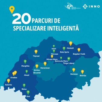 Cel putin 100 de IMM-uri pot primi pana la 120 mil. euro in total pentru a dezvolta produse si servicii inovative in 20 de parcuri industriale dedicate lor, care vor fi construite in judetele Maramures, Salaj si Bistrita-Nasaud