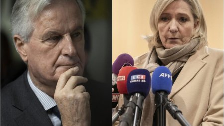 Guvernul Frantei invita opozitia sa-l do<span style='background:#EDF514'>BOAR</span>e cu o motiune de cenzura. Deputatii de stanga initiaza una, Le Pen o sustine