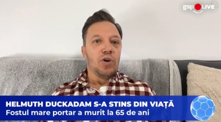 Iulian Apostol, mesaj dur dupa moartea lui Helmuth Duckadam: De ce nu am vorbit despre el saptamana trecuta cand era in viata?!