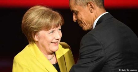 <span style='background:#EDF514'>ANGELA MERKE</span>l si Barack Obama s-au reintalnit la Washington cu prilejul lansarii memoriilor fostului cancelar