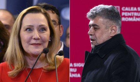 Elena Lasconi a discutat cu Marcel Ciolacu. Este asteptata o intrevedere in vederea sustinerii de catre PSD a candidatei USR la prezidentiale