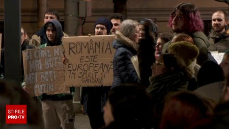 Noi manifestatii impotriva lui Georgescu, la Cluj. Mesajul protestatarilor: 