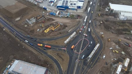 Autostrada noua din jurul Bucurestiului, inca un tronson deschis: Se circula cursiv pe semi-inelul nordic al A0, intre DN1, A3 si DN2