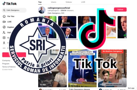 SRI demonteaza minciunile TikTok: oficialii retelei chineze au pastrat filmele ilegale cu Calin Georgescu, desi au afirmat ca le-au sters