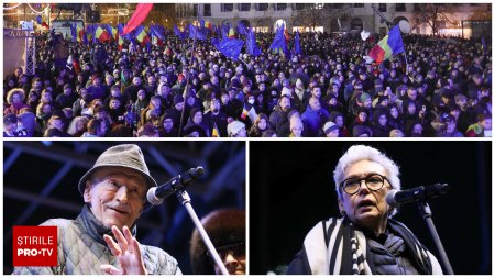 Miting pro-Europa in Bucuresti, cu actori si muzicieni celebri. Indemnurile personalitatilor pentru romani, inainte de vot