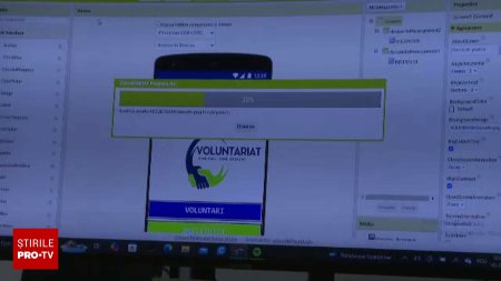 Mai multi elevi din Valea Jiului au creat o aplicatie pentru cei care doresc sa fie <span style='background:#EDF514'>VOLUNTAR</span>i. Tinerilor le va fi mai usor