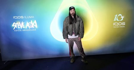 Steve Aoki in Romania: 10 Ani de <span style='background:#EDF514'>IQOS</span>, muzica si inovatie. Traiti in prezent