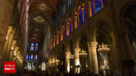 Rusia intineaza si emotia redeschiderii Notre-Dame. Intoxicari despre simboluri satanice instalate in <span style='background:#EDF514'>CATEDRALA</span> | FOTO