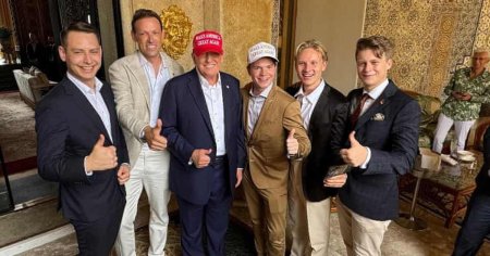 Ac<span style='background:#EDF514'>TIVIS</span>ti de extrema-dreapta din Germania, alaturi de Trump la Mar-a-Lago in ziua alegerilor americane