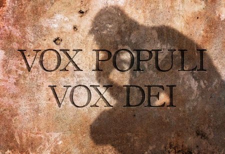 Poporul needucat, despre anularea alegerilor. Vox Populi, Vox Dei