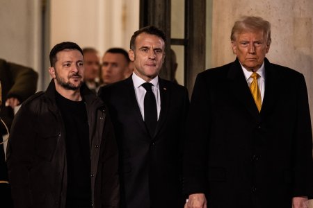 Donald Trump, dupa ce s-a intalnit cu Volodimir Zelenski, la Paris: Vrea sa <span style='background:#EDF514'>OPREA</span>sca nebunia din Ucraina. Mesaj pentru Vladimir Putin si China