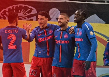 FCSB ajunge la conducerea clasamentului dupa 2-1 cu FC Botosani