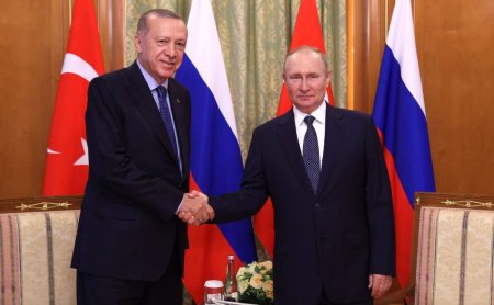 Recep Erdogan spune ca el si Vladimir Putin sunt <span style='background:#EDF514'>SINGURI</span>i lideri cu experienta din lume. Ceilalti au plecat