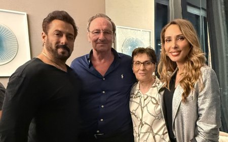 Cum a fost surprinsa Iulia Vantur cu parintii la concertul lui Salman <span style='background:#EDF514'>KHAN</span> din Dubai. Starul de la Bollywood a facut show in fata socrilor