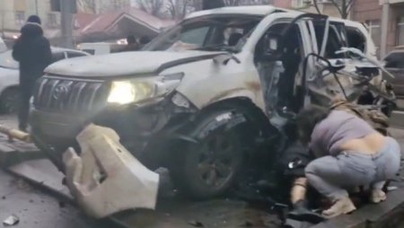 Un lider pro-rus din Donetk, implicat in executia luptatorilor ucraineni de la Azovstal, a fost ucis intr-un atentat cu bomba | VIDEO