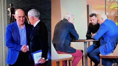 Calin Georgescu, fotografiat alaturi de Horatiu Potra, desi a negat orice legatura