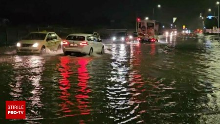 Cod galben de inundatii pe rauri din mai multe judete, in orele urmatoare