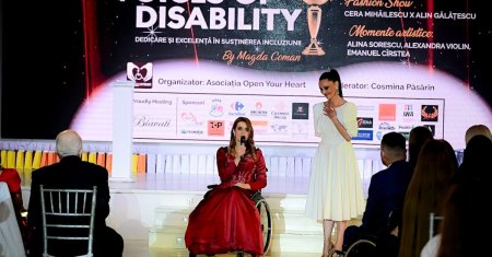 Gala Voices of Disability, o seara dedicata a puterii si curajului. <span style='background:#EDF514'>PERSOANELE</span> cu dizabilitati, premiate si omagiate