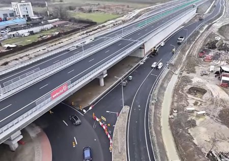 Inca un tronson de autostrada se pregateste de <span style='background:#EDF514'>INAUGURARE</span>! Cand va fi gata toata sectiunea