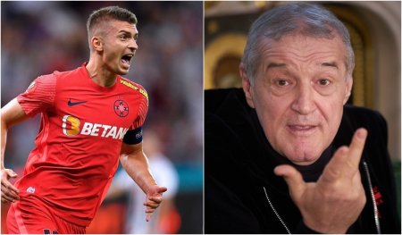 Fotbalistul Florin Tanase de la FCSB ridica patru blocuri pe un teren detinut de Gigi Becali