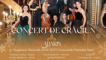 CONCERT DE CRACIUN ABARIS, la Palatul Sutu