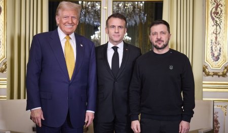 Donald Trump a fost convins in 35 de minute de Volodimir Zelenski si Emmanuel Macron ca Vladimir Putin nu mai este la fel ca atunci cand l-a cunoscut