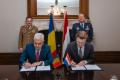 Romania si <span style='background:#EDF514'>OLANDA</span> au semnat un acord privind Centrul de instruire F-16