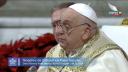 Papa Francisc: Cel care e infinit de mare s-a facut mic; Gloria cerului a aparut pe pamant