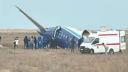 Un avion cu 74 de oameni la bord s-a prabusit in Kazahstan dupa ce a lovit un stol de pasari. Sase persoane au supravietuit