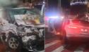 Filmul accidentului din Borsa, unde un sofer cu Porsche a intrat in plin intr-o masina de Politie si a bagat trei agenti in spital