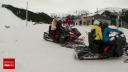 Plimbarile cu snowmobilul, atractia sarbatorilor in Maramures. Cat dau turistii pentru un traseu de trei ore