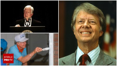 Jimmy Carter a murit. Cel mai longeviv presedinte al Statelor Unite, laureat al Premiului Nobel pentru <span style='background:#EDF514'>PACE</span>, avea 100 de ani