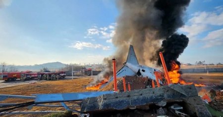 Drapelul va fi arborat in berna in Coreea de Sud. Doliu national dupa cel mai grav accident aviatic din istoria tarii