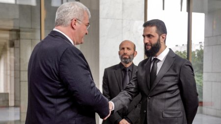 Seful diplomatiei ucrainene a fost primit la Damasc de noul lider al Siriei, Ahmed al-Sharaa