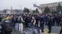 Protest in Piata Victoriei al sindicatelor din penitenciare fata de Ordonanta 