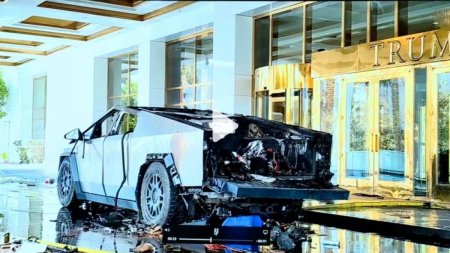 Explozie la Trump Hotel Las Vegas: Un Tesla Cybertruck detonat intentionat, un mort si sapte raniti