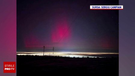 Aurora boreala a colorat cerul Romaniei la inceput de an. Vom vedea fenomenul des in 2025