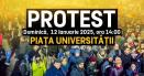 AUR ii cheama pe romani la protest in Piata Universitatii. 