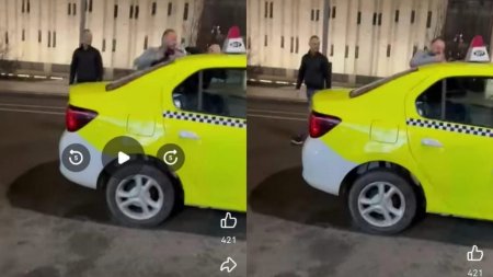 Doi taximetristi din Craiova s-au batut pentru un loc de parcare