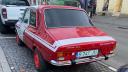 Dacia 1300 transformata intr-o masina electrica, parcata in centrul Clujului. Suma cheltuita pentru 